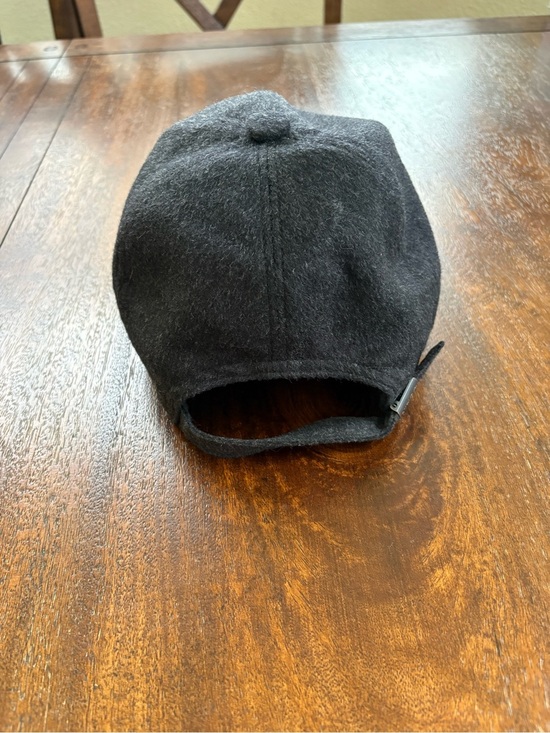 Vince Cashmere Baseball Hat Women  S / M Black Gray Soft Adjustable main image 8